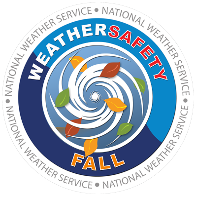 Weather ready nation fall graphic