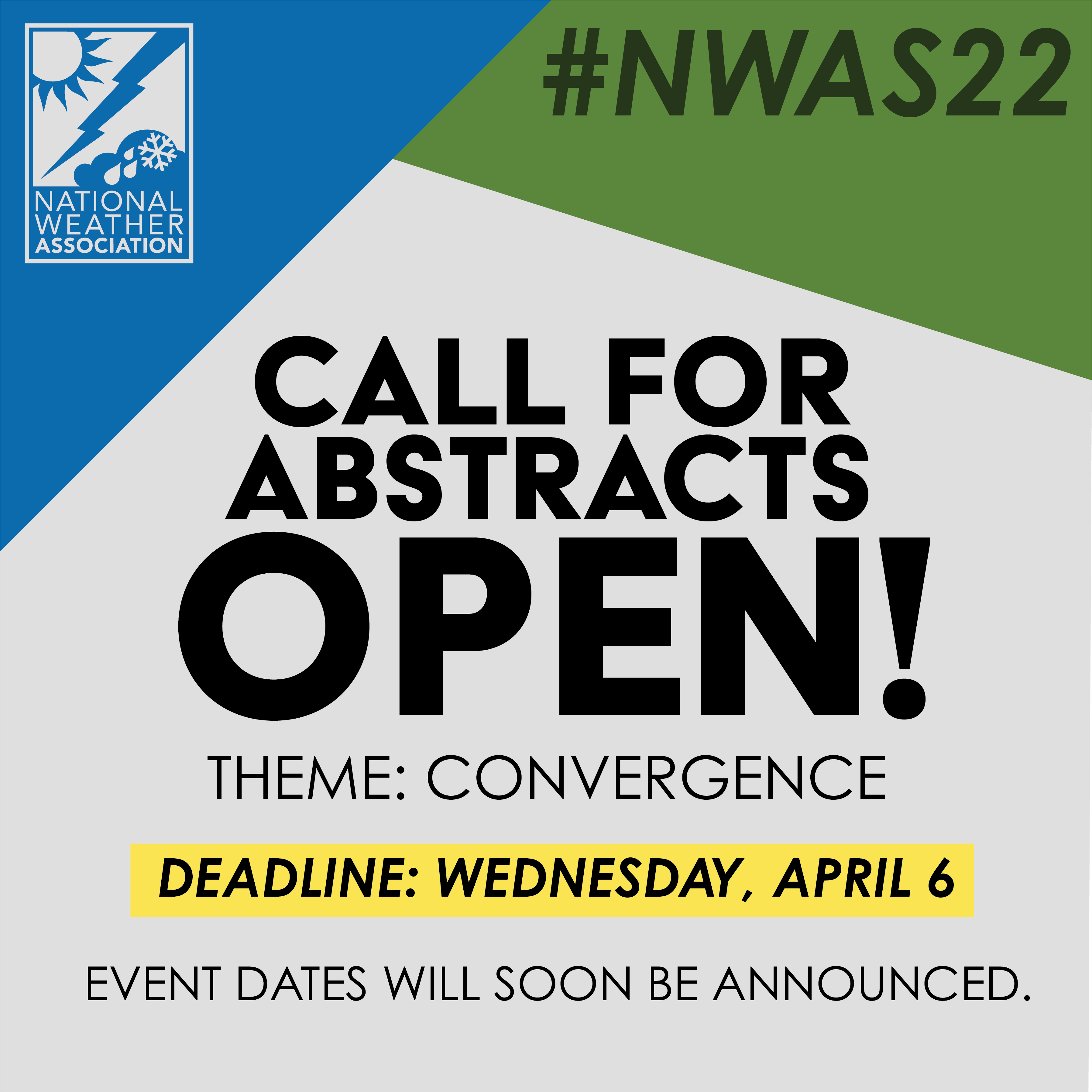 Call for Abstracts Open! Theme: Convergence. Deadline: Wednesday, April 6, 2022. 