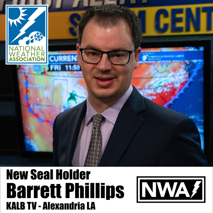 New Seal Holder: Barrett Phillips KALB TV - Alexandria LA