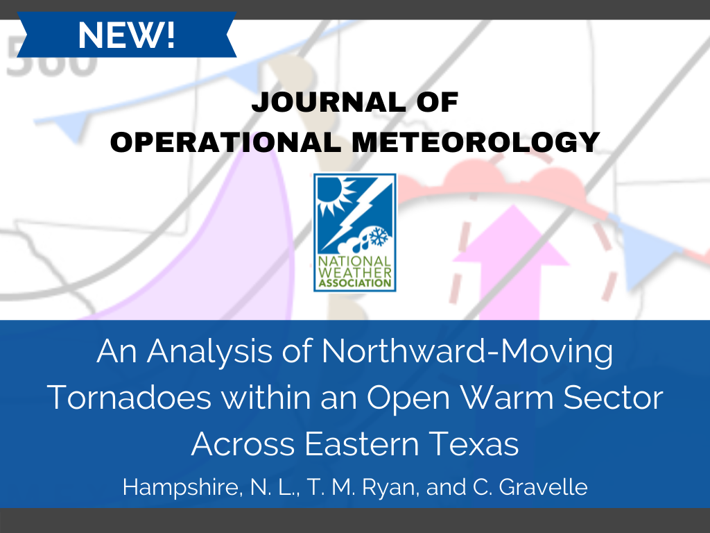 An Analysis of Northward-Moving Tornadoes within an Open Warm Sector Across Eastern Texas