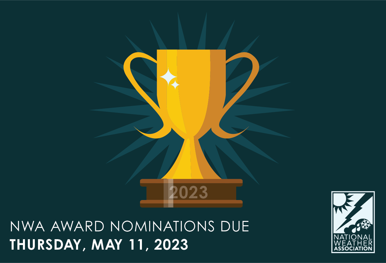 NWA AWARD NOMINATIONS DUE THURSDAY, MAY 11, 2023