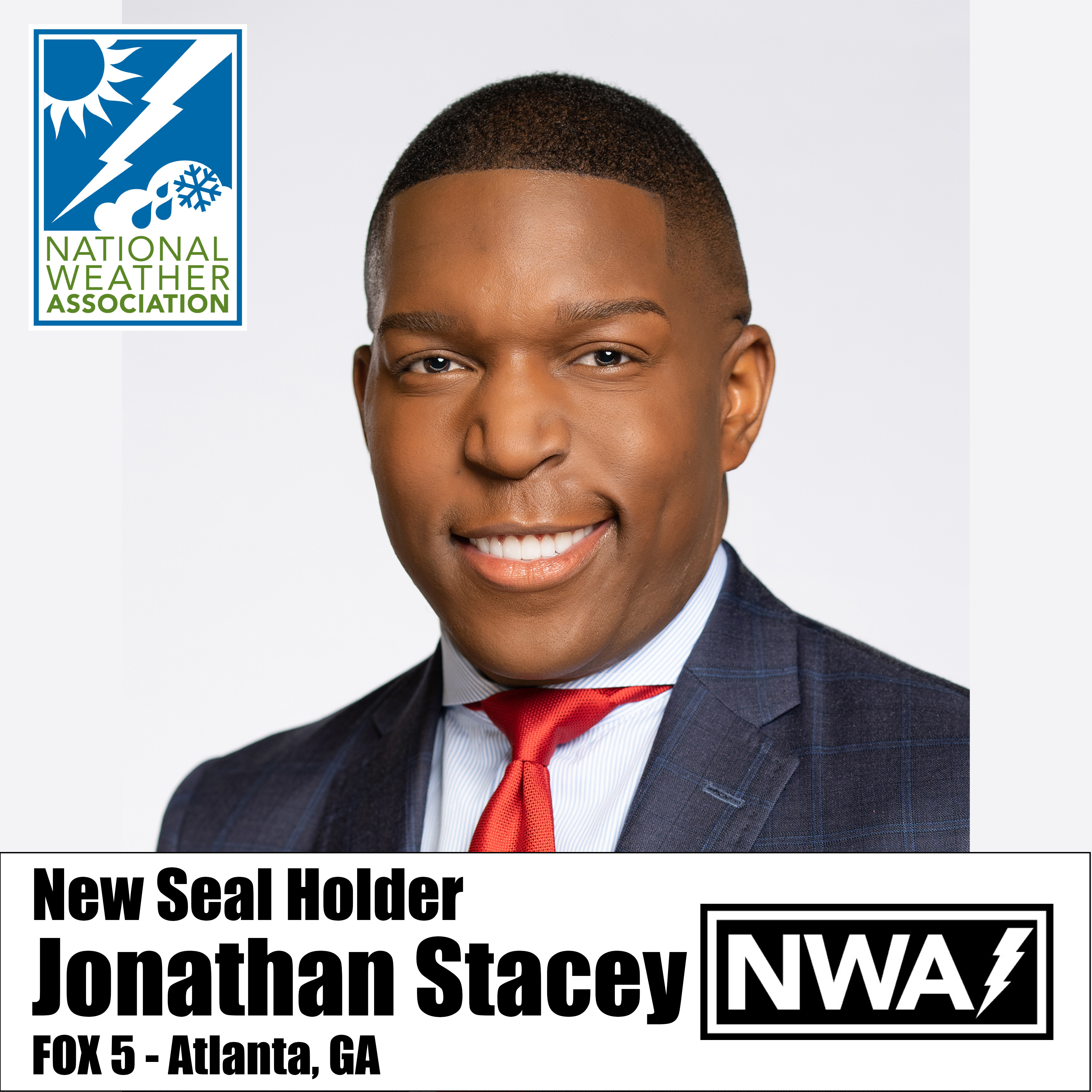 New Seal Holder Jonathan Stacey NWA7 FOX 5 - Atlanta. GA