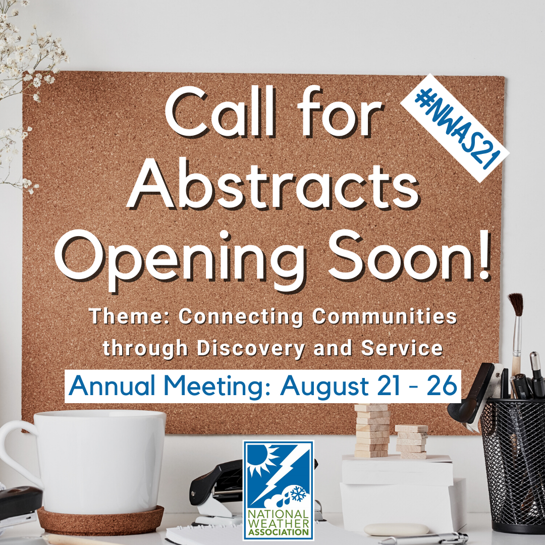 The 2021 Annual Meeting call for abstracts will open soon and the theme is connecting communities through discovery and service. The meeting is August 21-26 in Tulsa.
