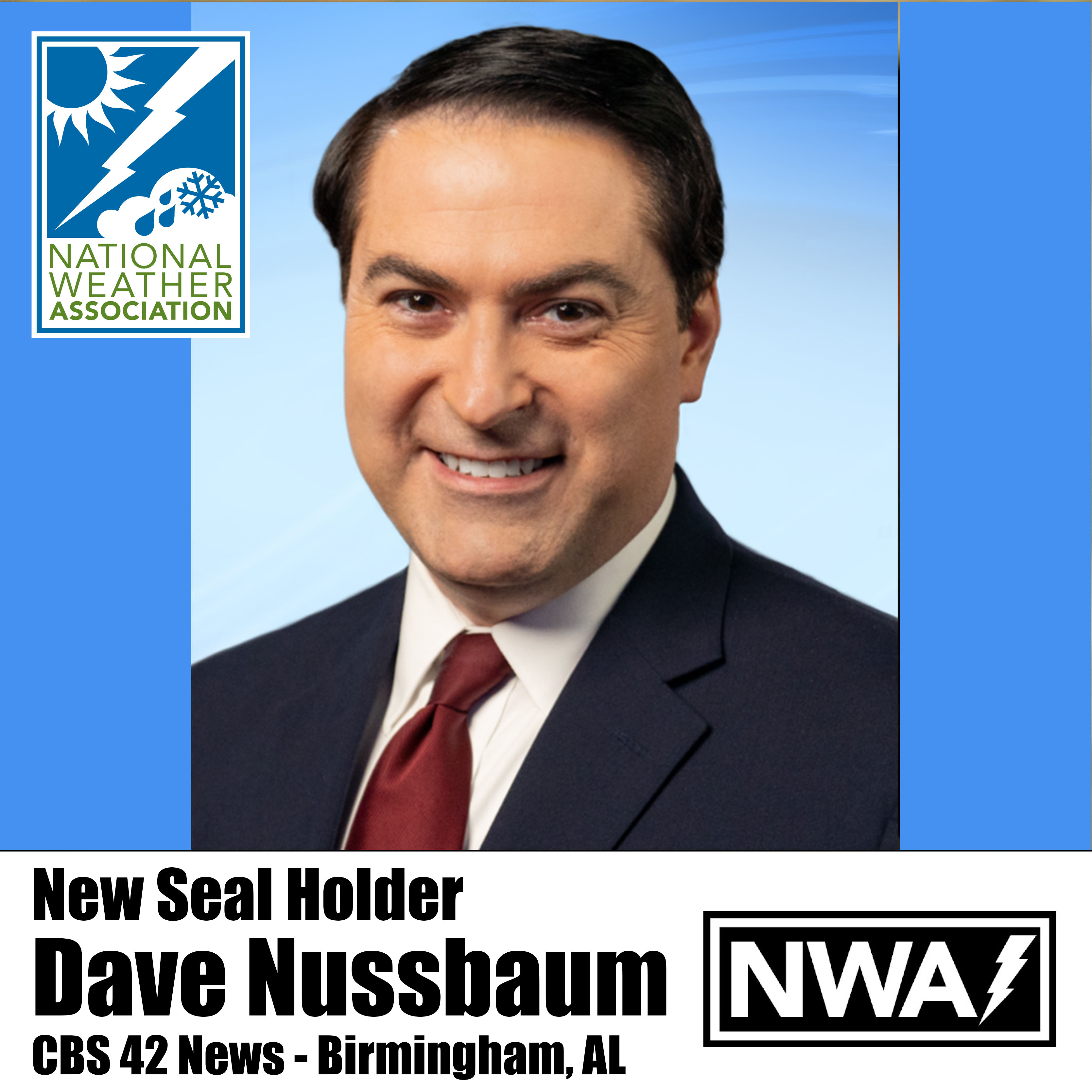Dave Nussbaum of CBS 42 News in Birmingham, Alabama