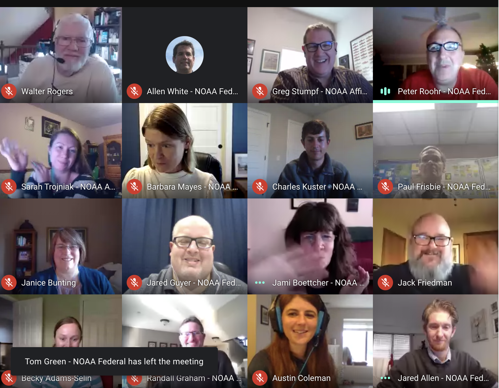 Some participants of the virtual RON Meetup held in December 2020
