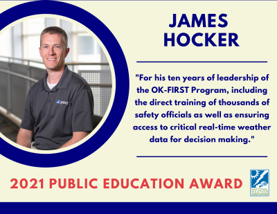 2021 Public Education Award: James Hocker