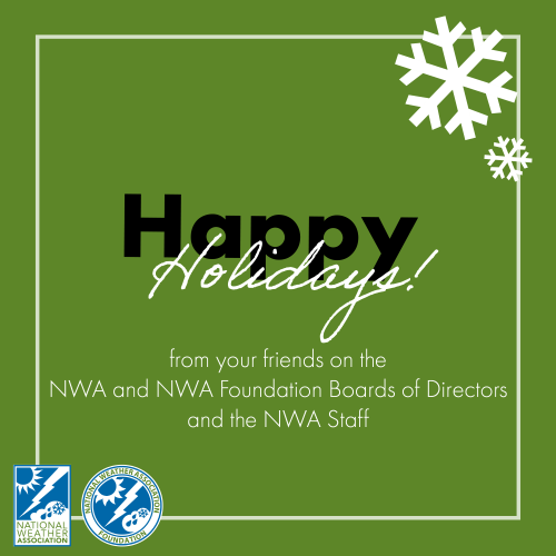 from your friends on the NWA and NWA Foundation Boards of Directors and the NWA Staff